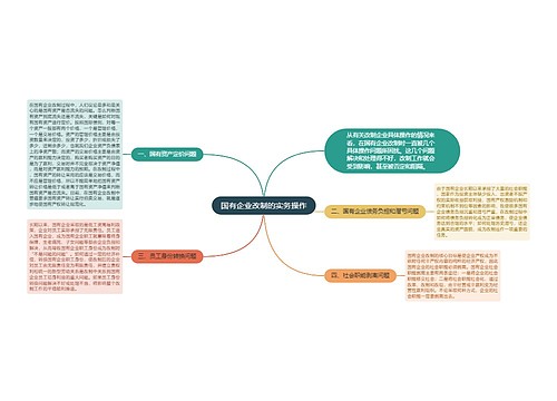 国有企业改制的实务操作