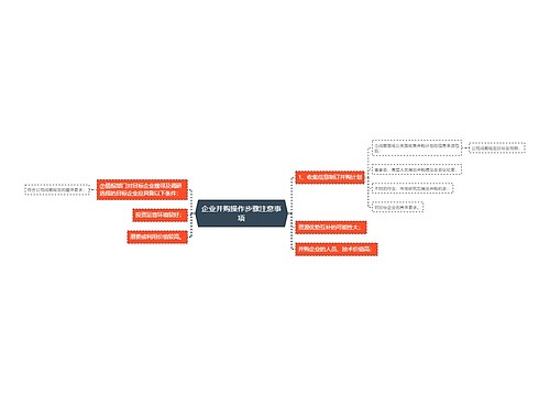 企业并购操作步骤注意事项