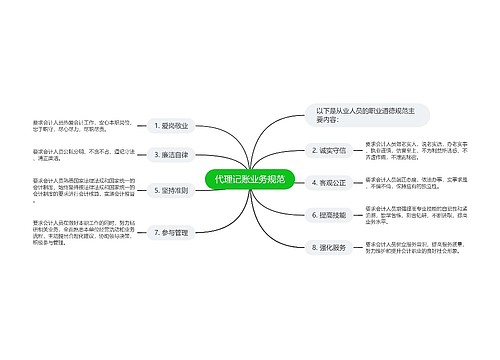 代理记账业务规范