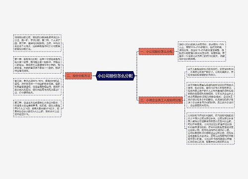 小公司股份怎么分配