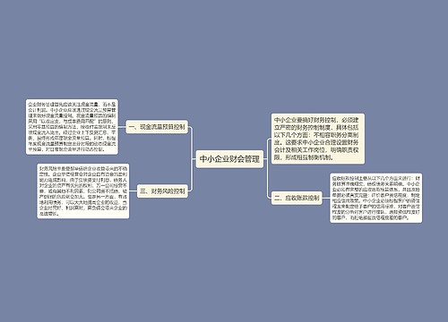 中小企业财会管理