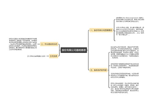 股份有限公司是啥意思