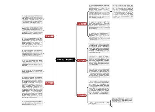 经营中的“大企业病”