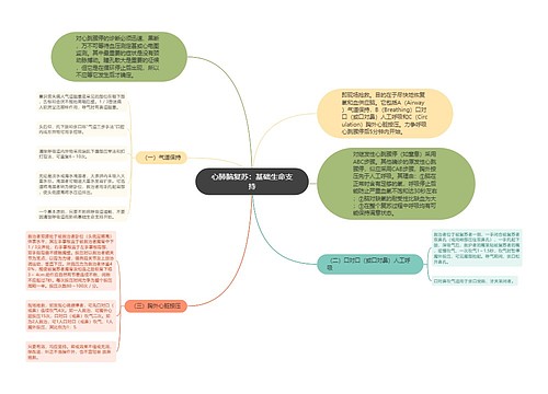 心肺脑复苏：基础生命支持