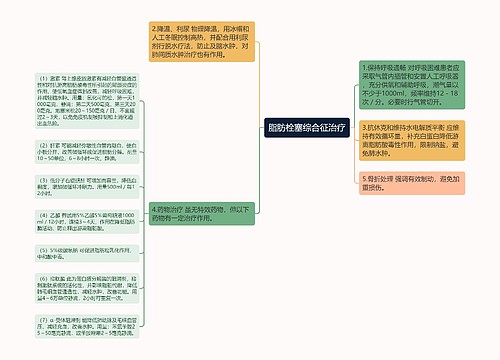 脂肪栓塞综合征治疗