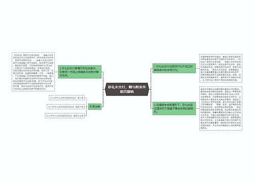 彩礼未交付，赠与附条件能否撤销