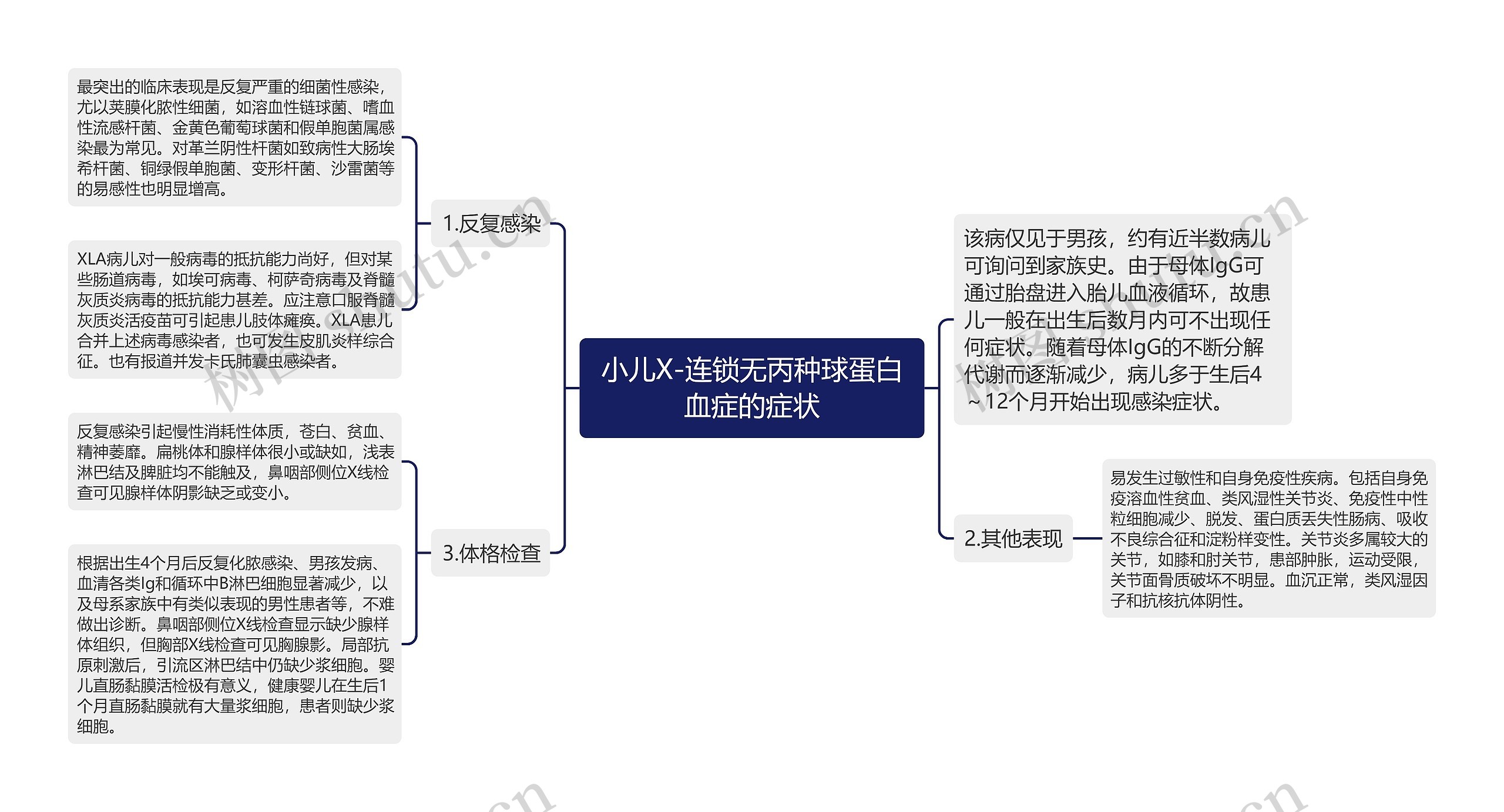 小儿X-连锁无丙种球蛋白血症的症状