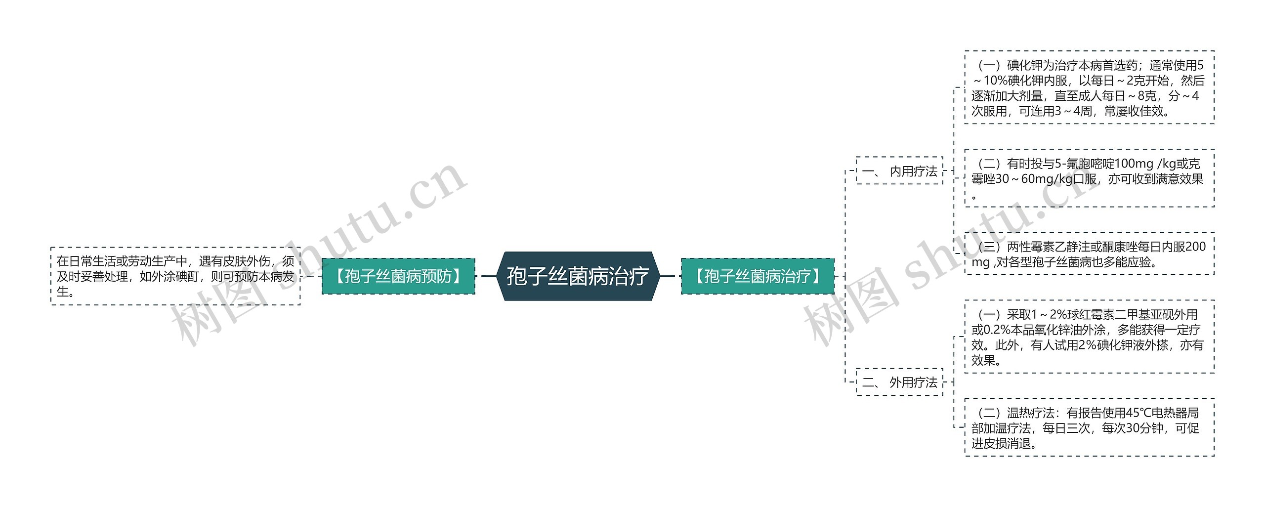 孢子丝菌病治疗思维导图