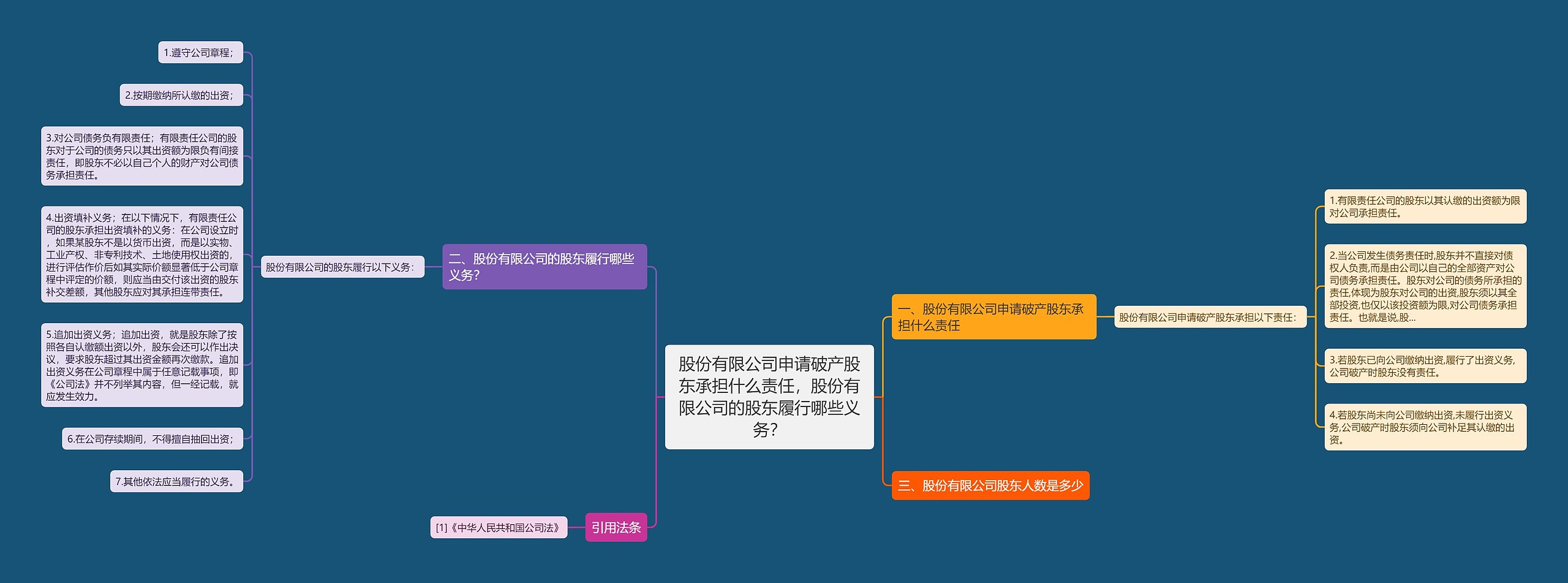 股份有限公司申请破产股东承担什么责任，股份有限公司的股东履行哪些义务？