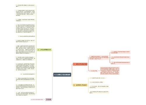 个人有限公司注册流程