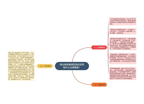 商业秘密被侵犯的应该采取什么法律措施？