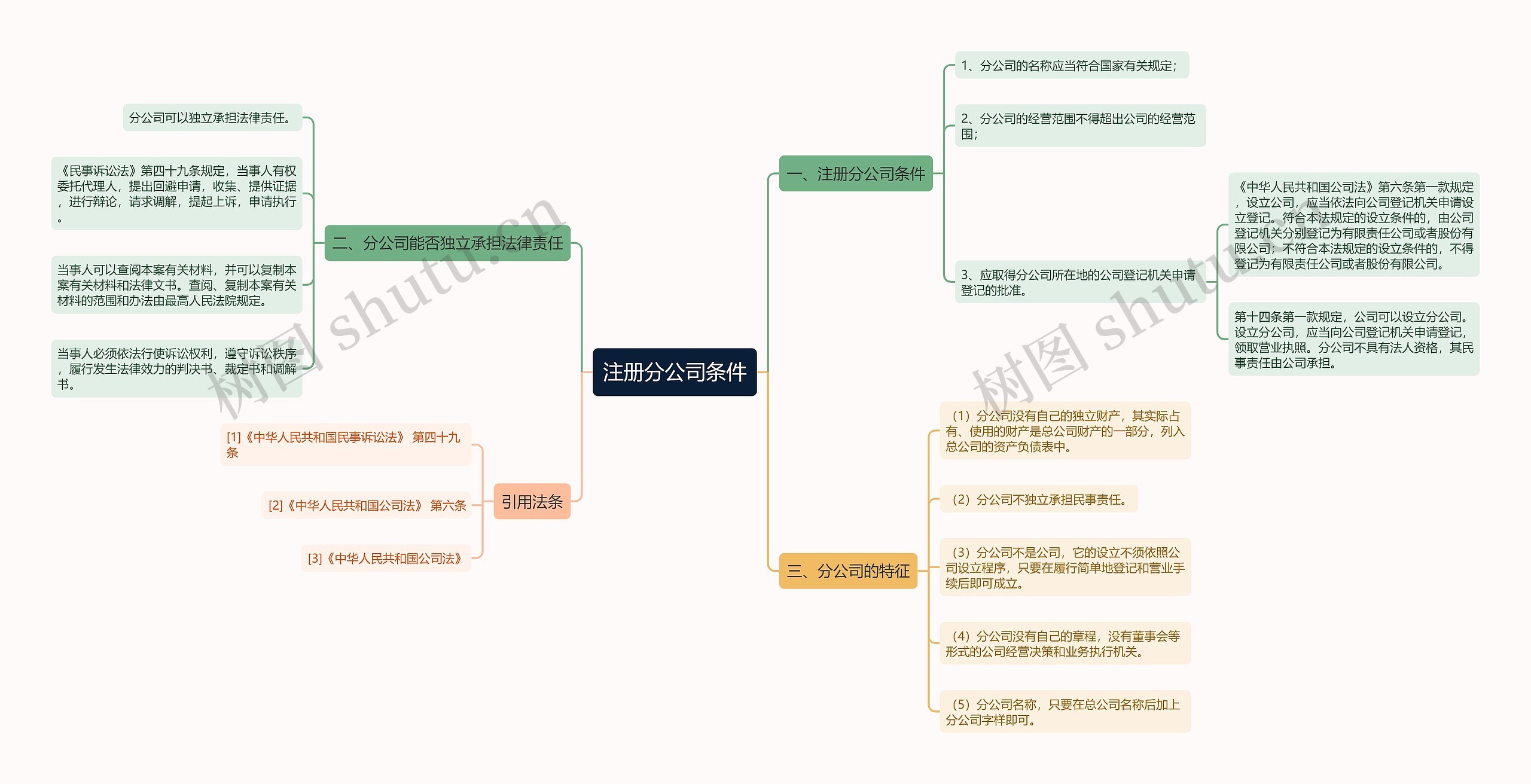 注册分公司条件