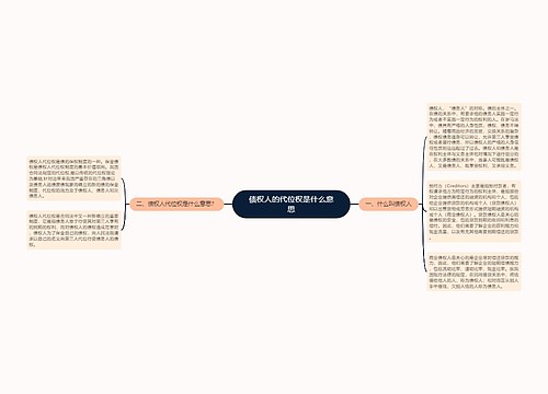 债权人的代位权是什么意思