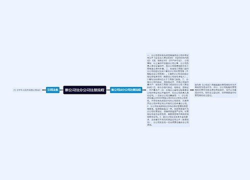 新公司法分公司注册流程