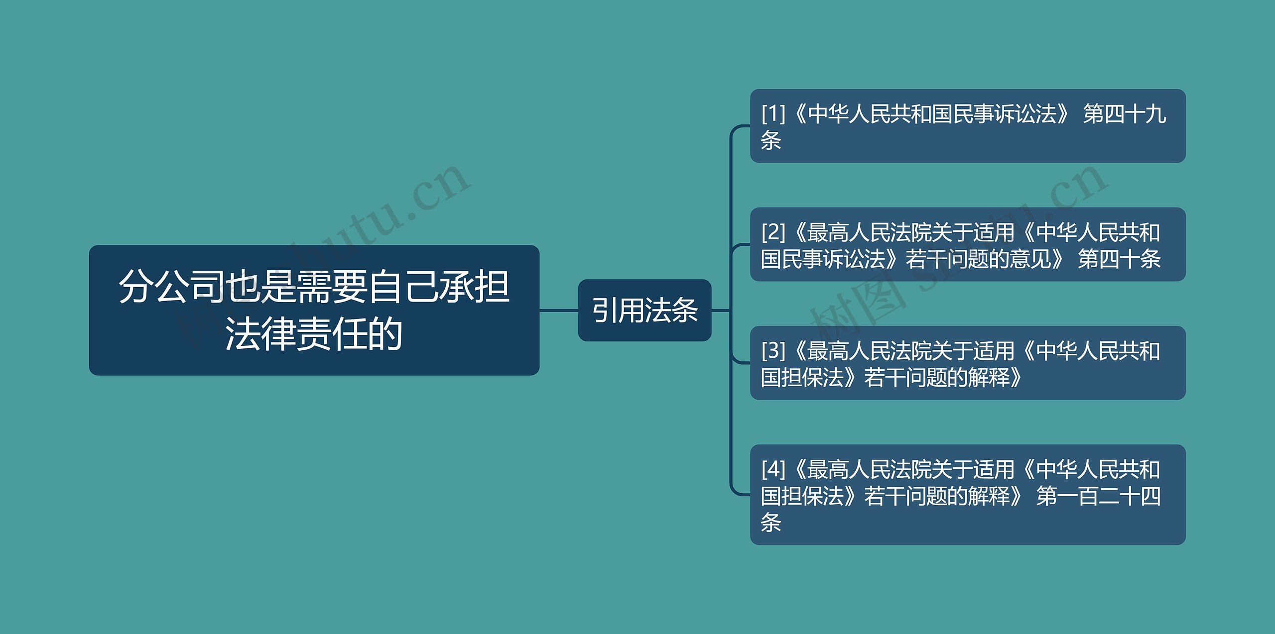 分公司也是需要自己承担法律责任的思维导图