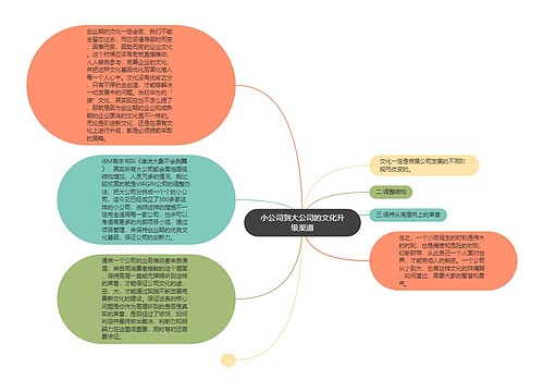 小公司到大公司的文化升级渠道