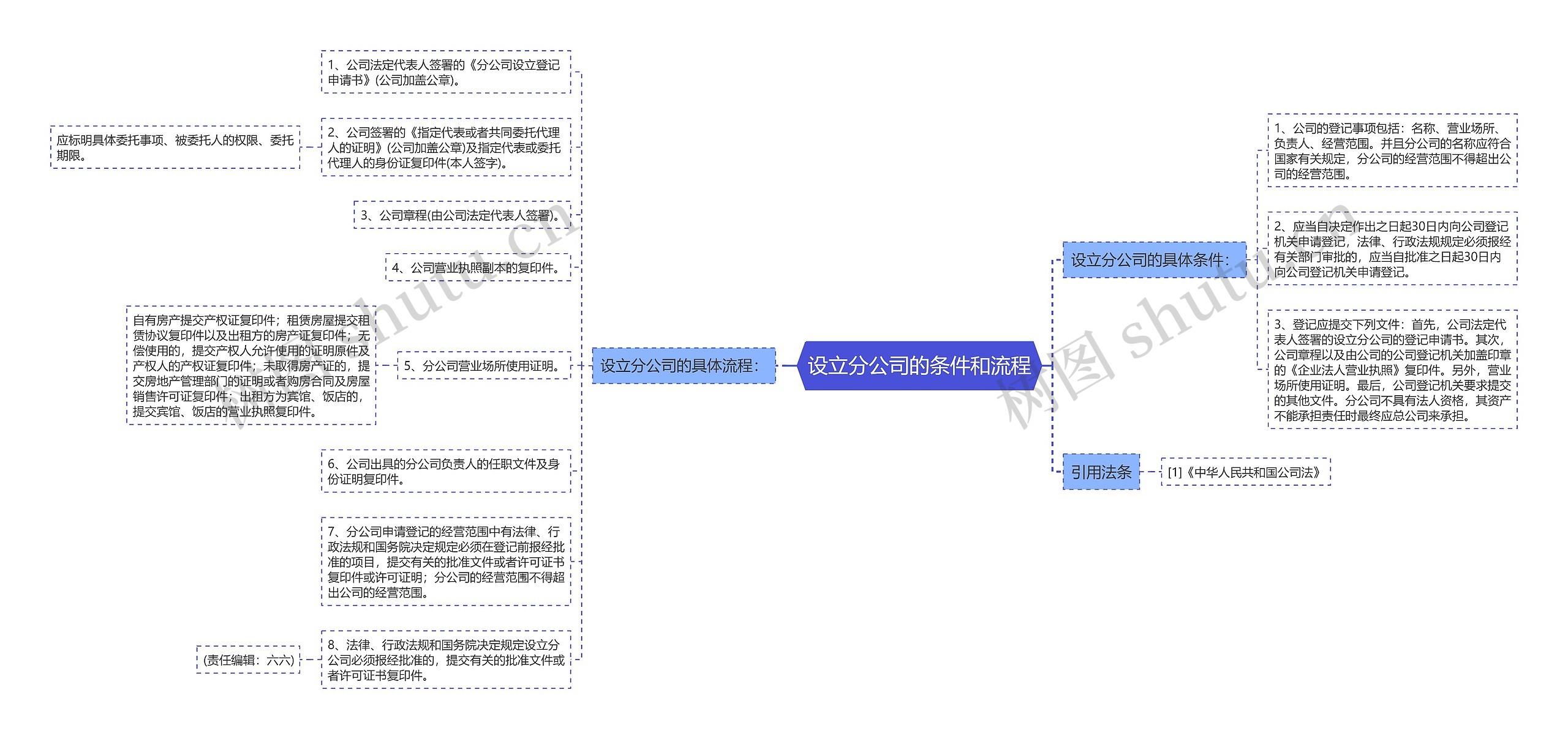 设立分公司的条件和流程