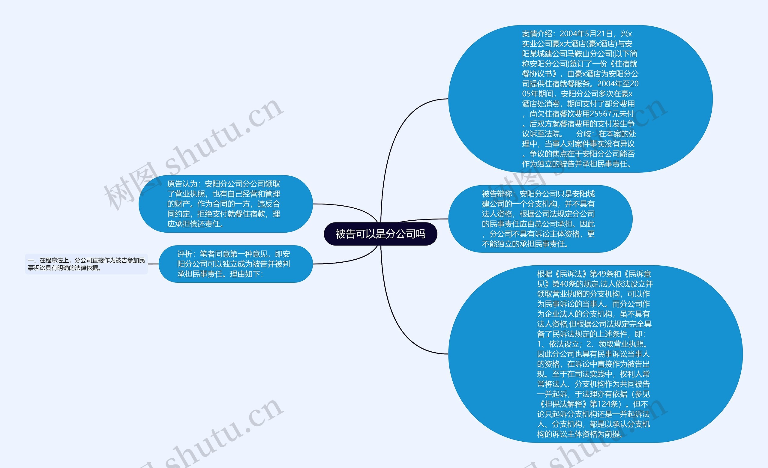 被告可以是分公司吗