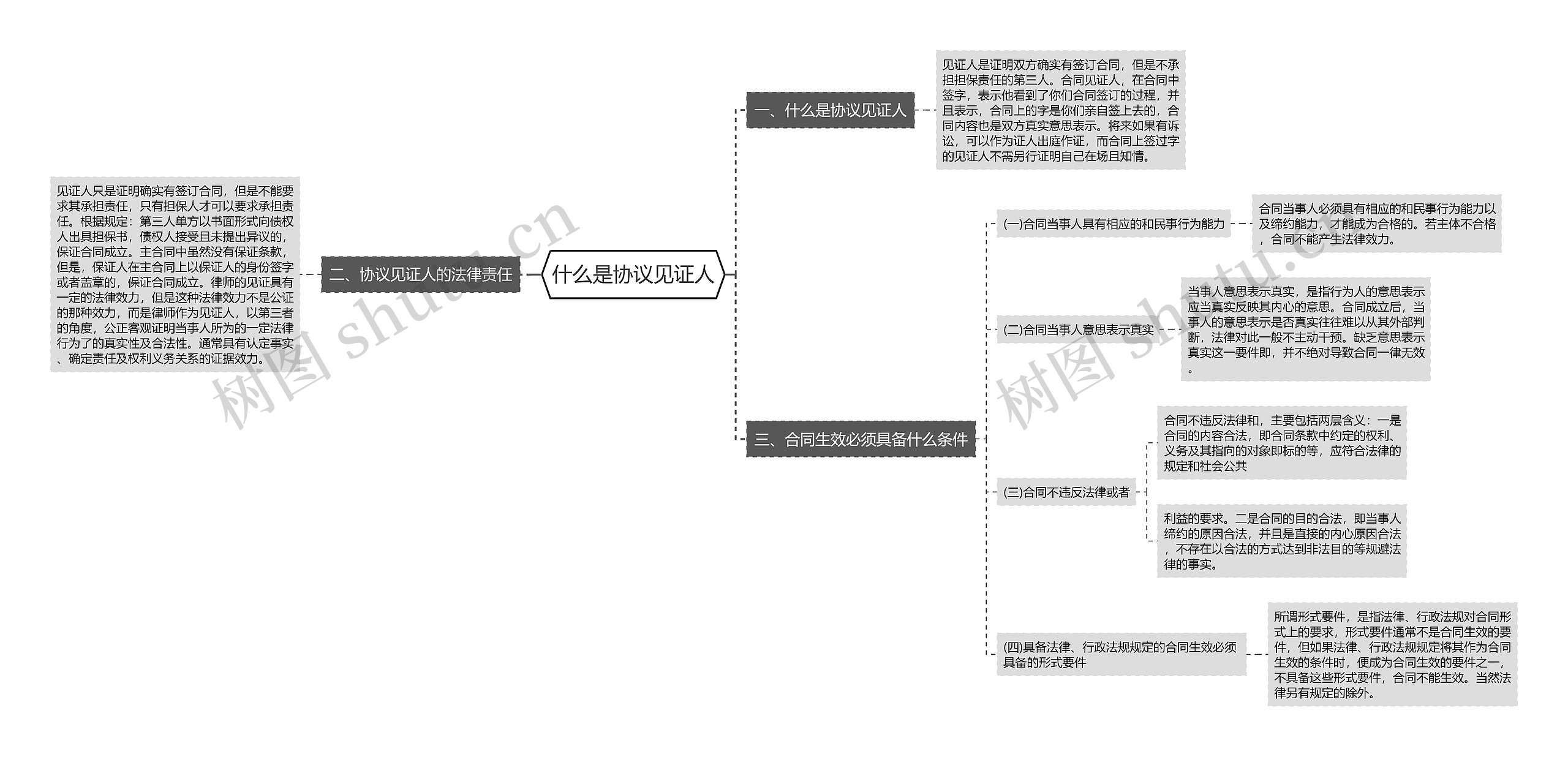 什么是协议见证人思维导图