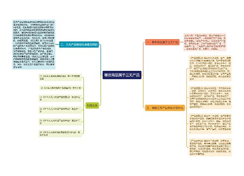 哪些商品属于三无产品