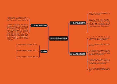 三无产品会被起诉吗