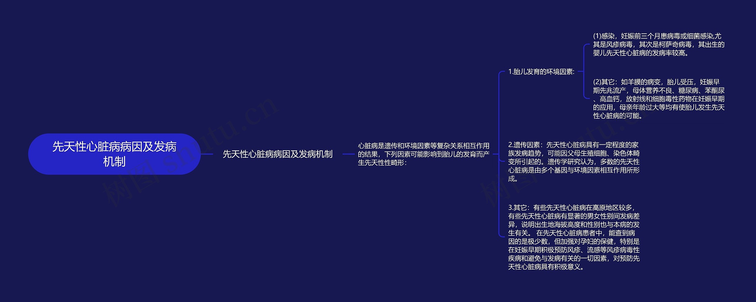 先天性心脏病病因及发病机制