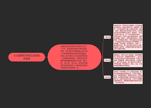 小儿糖原贮积病Ⅱ型的临床表现