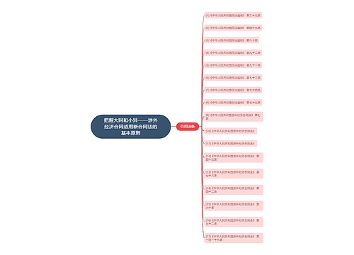 把握大同和小异——涉外经济合同适用新合同法的基本原则
