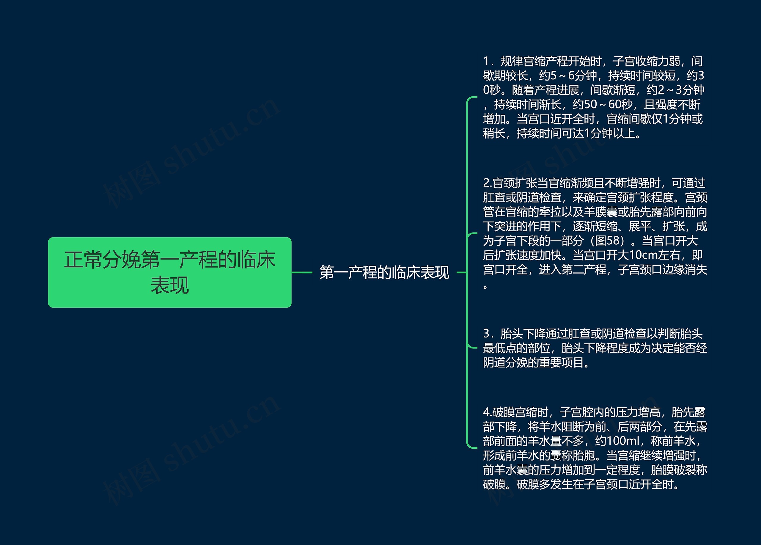 正常分娩第一产程的临床表现 正常分娩第一产程的临床表现