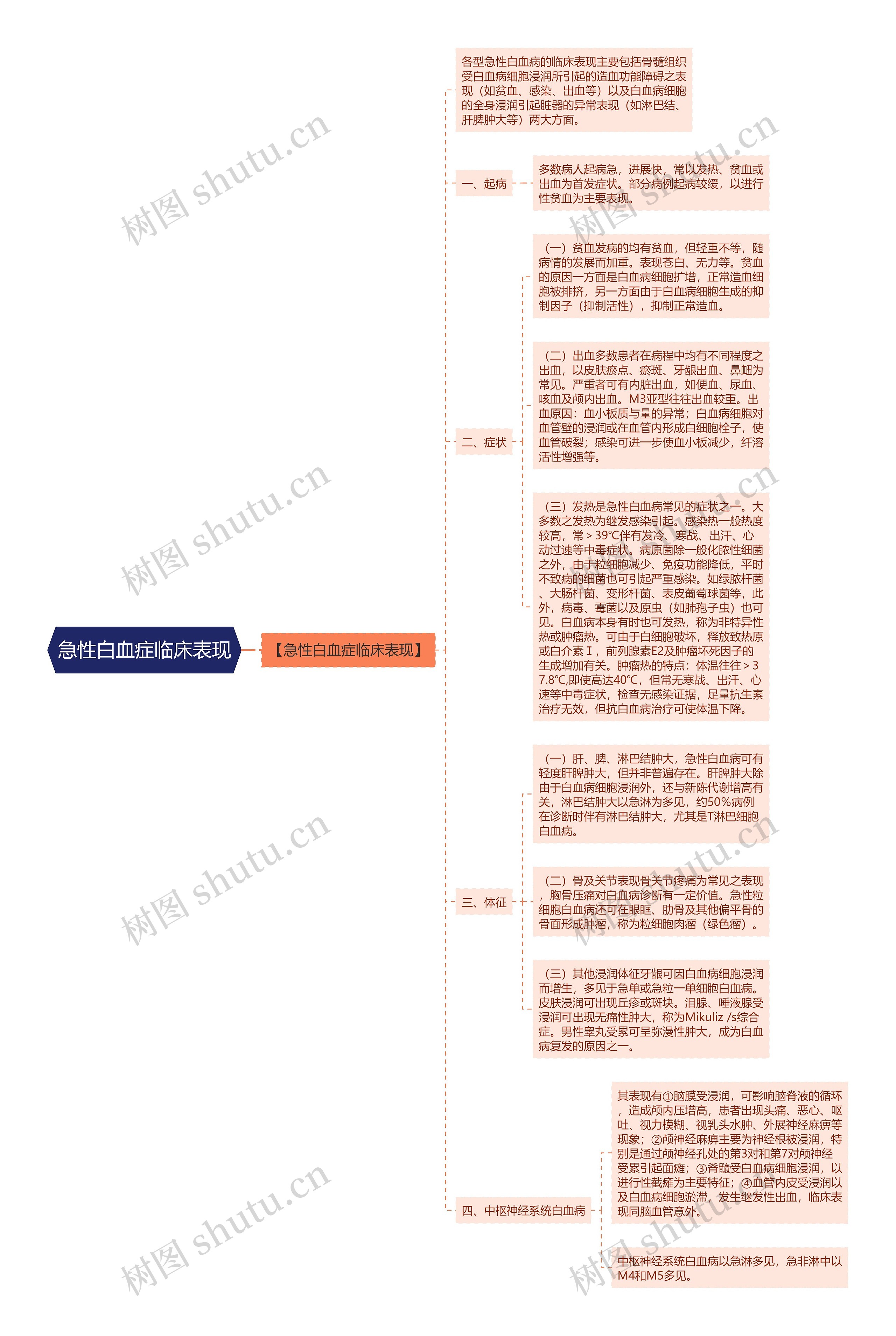 急性白血症临床表现 急性白血症临床表现