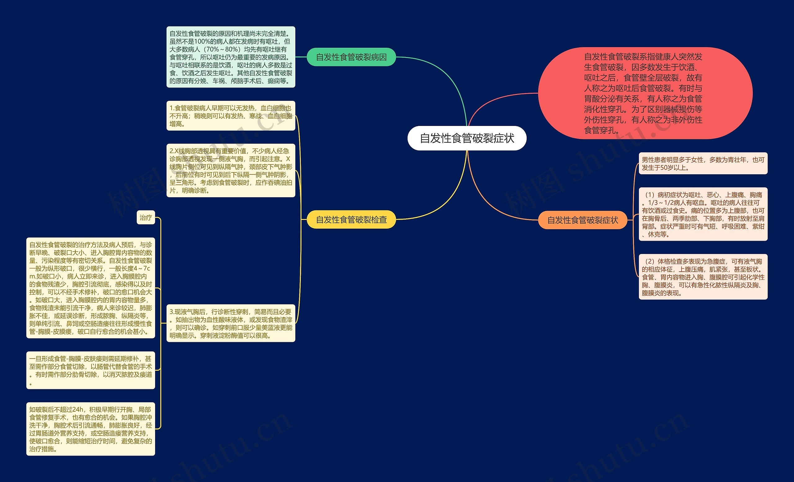 自发性食管破裂症状 自发性食管破裂症状
