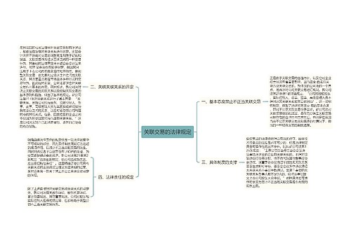 关联交易的法律规定