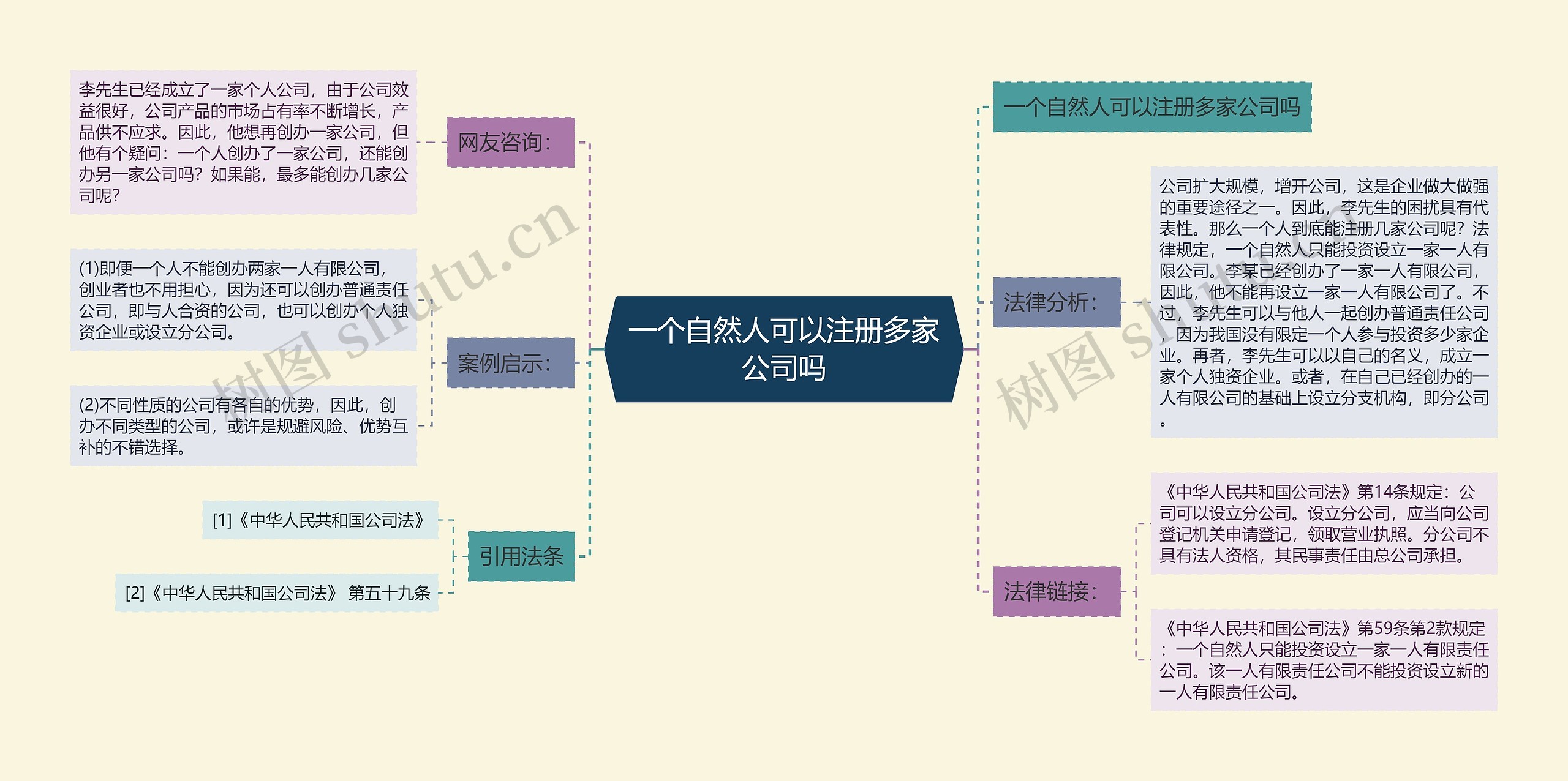 一个自然人可以注册多家公司吗