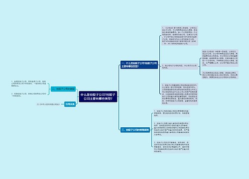 什么是控股子公司?控股子公司主要有哪些类型?