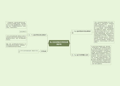 私人签合同按手印受法律保护吗