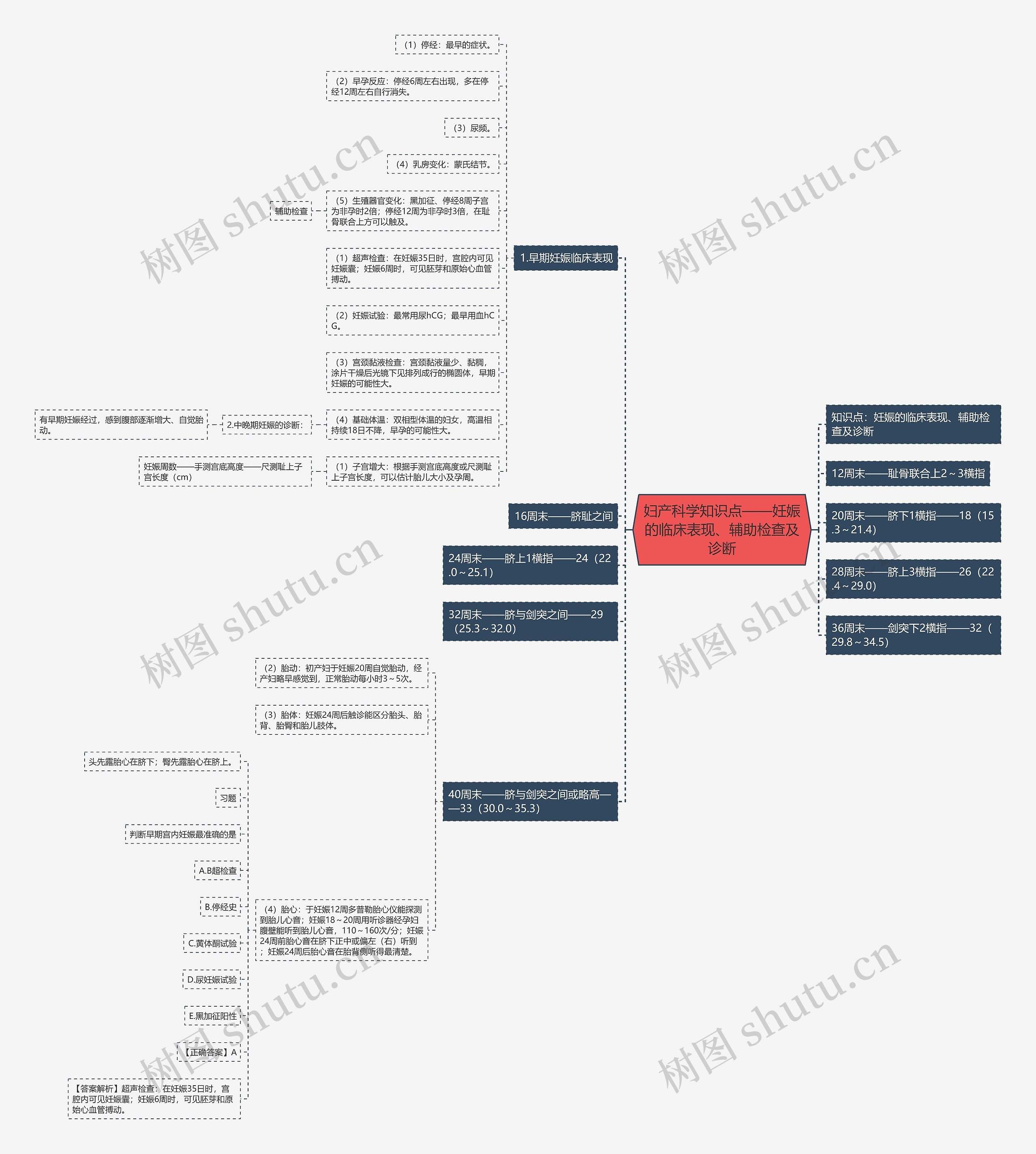 妇产科学知识点——妊娠的临床表现、辅助检查及诊断 妇产科学知识点——妊娠的临床表现、辅助检查及诊断