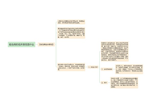 蛔虫病的临床表现是什么