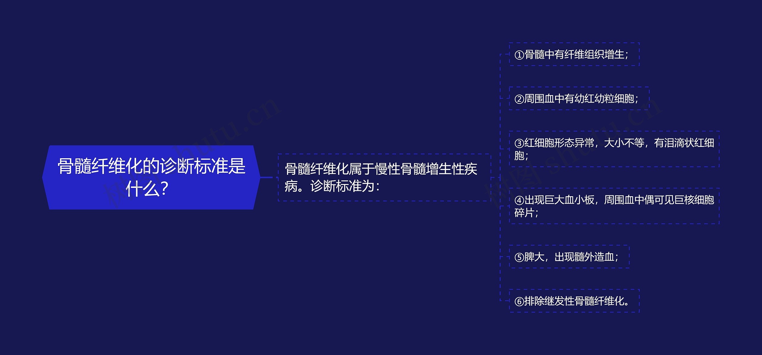 骨髓纤维化的诊断标准是什么？