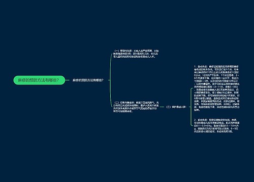 麻疹的预防方法有哪些？