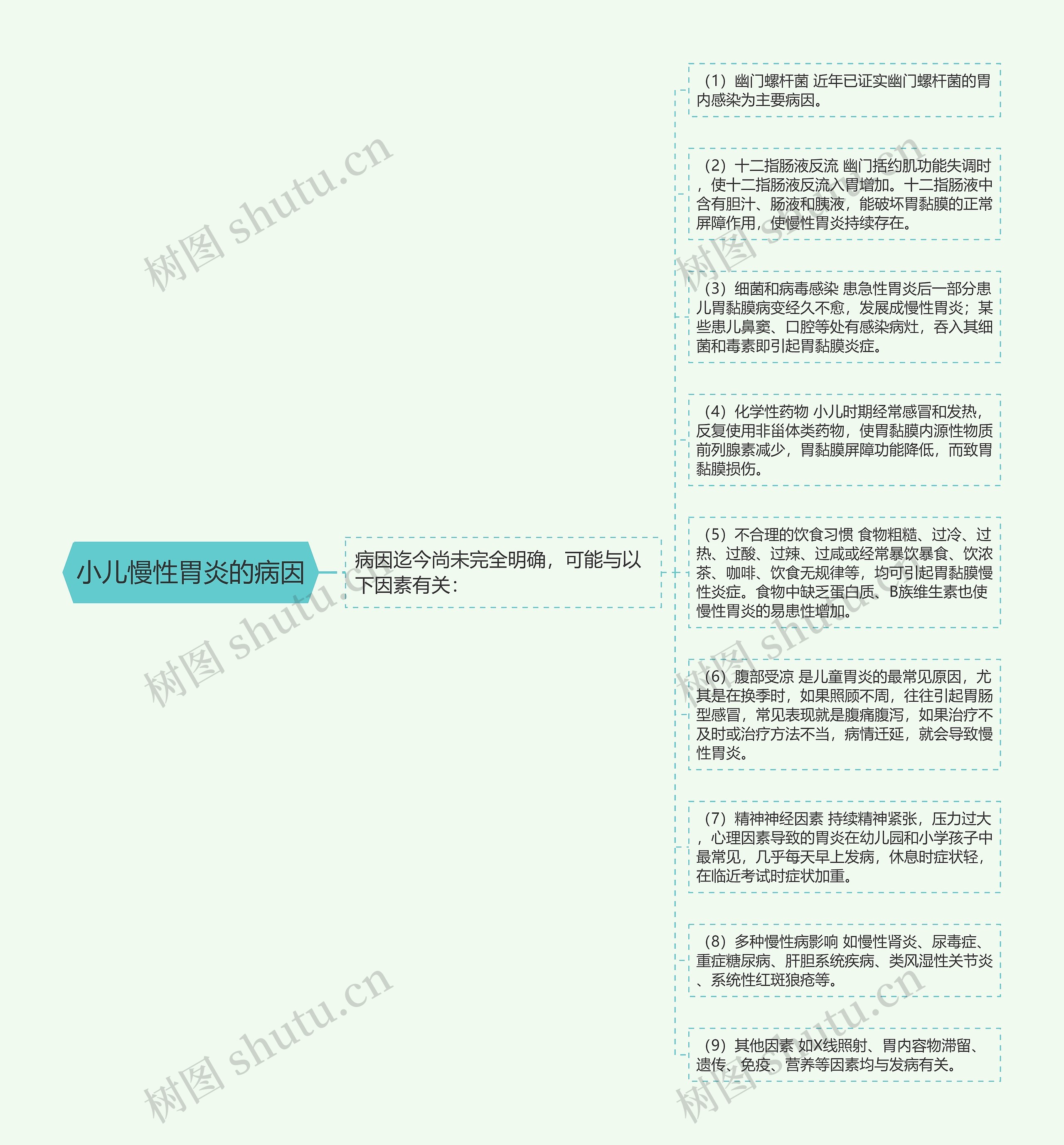 小儿慢性胃炎的病因