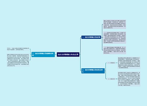 违反合同附随义务的后果