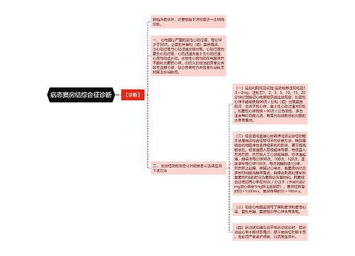 病态窦房结综合征诊断