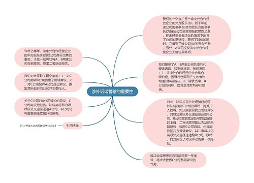 涉外诉讼管辖的重要性