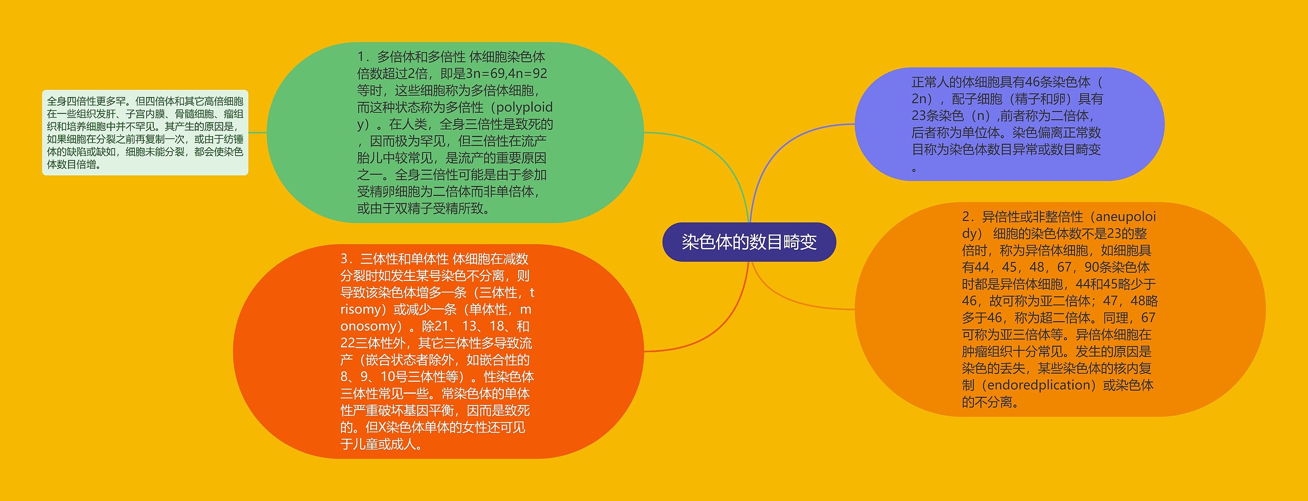 染色体的数目畸变 染色体的数目畸变