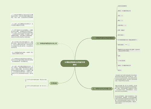 车辆抵押借款合同被告答辩状