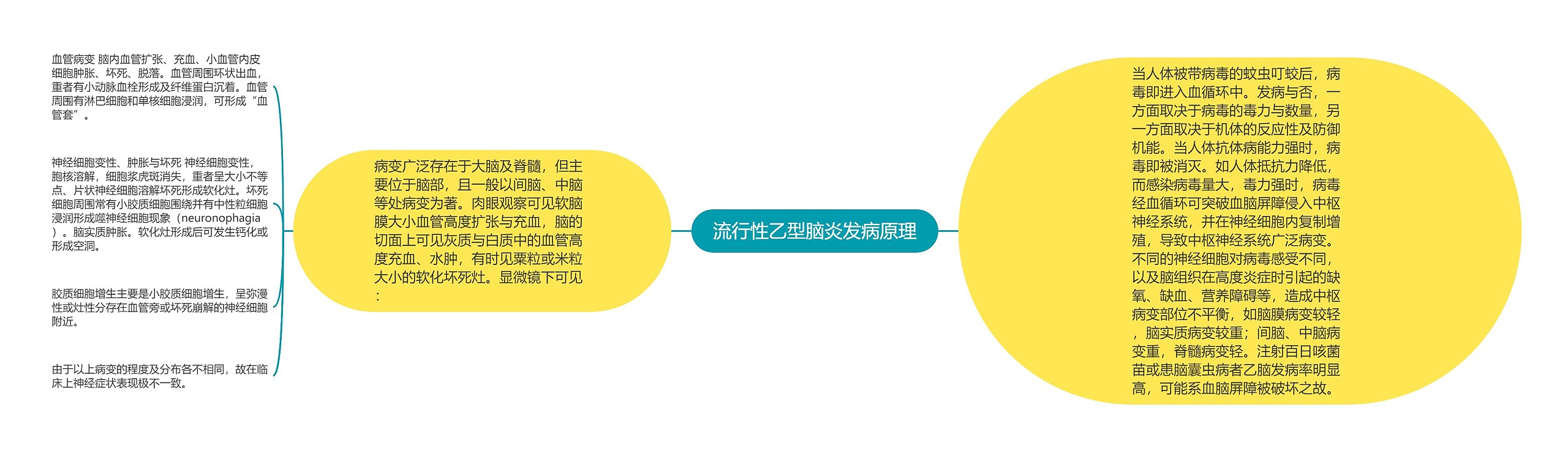 流行性乙型脑炎发病原理思维导图