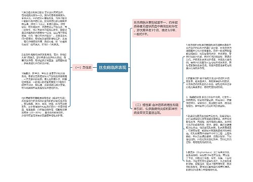 丝虫病临床表现