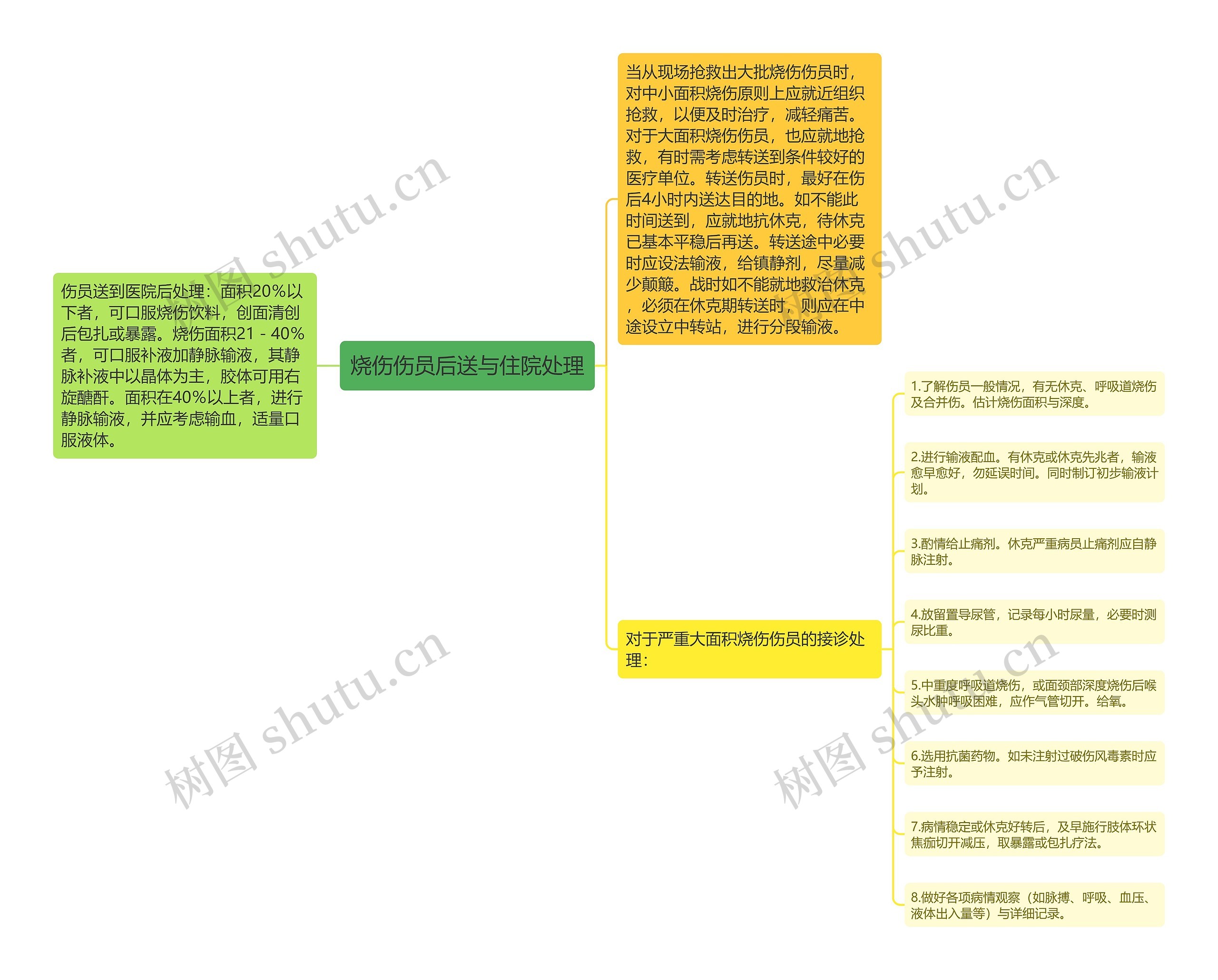 烧伤伤员后送与住院处理 烧伤伤员后送与住院处理