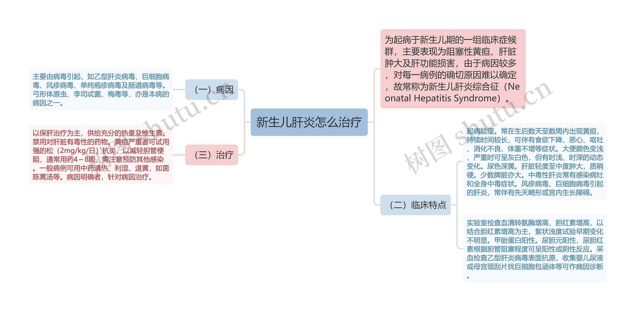 新生儿肝炎怎么治疗思维导图