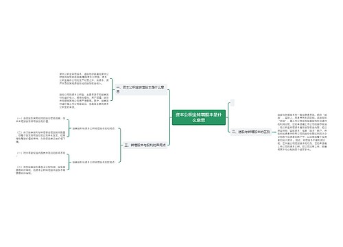 资本公积金转增股本是什么意思